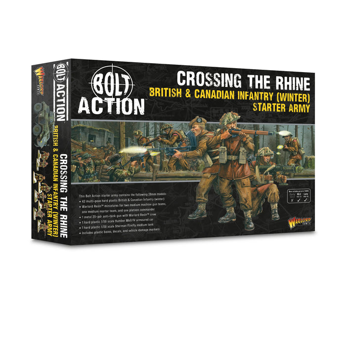 'Crossing the Rhine' - British & Canadian infantry (Winter) Starter Army