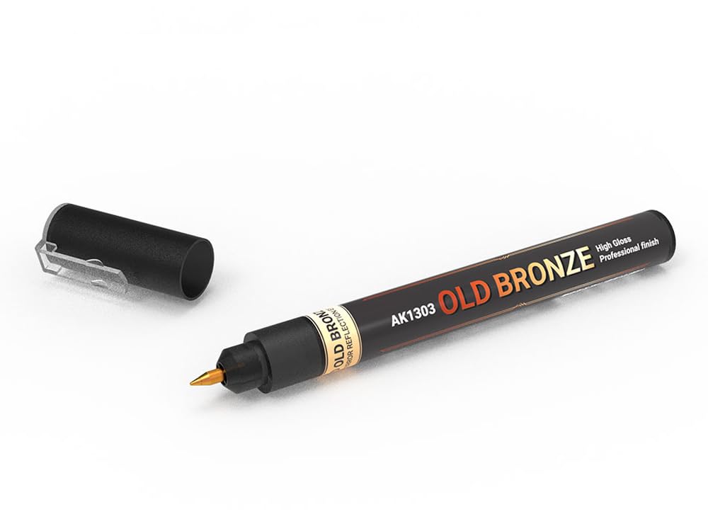 AK Interactive Metallic Liquid Marker - Old Bronze