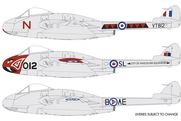 Airfix de Havilland Vampire F.3 (1:48)