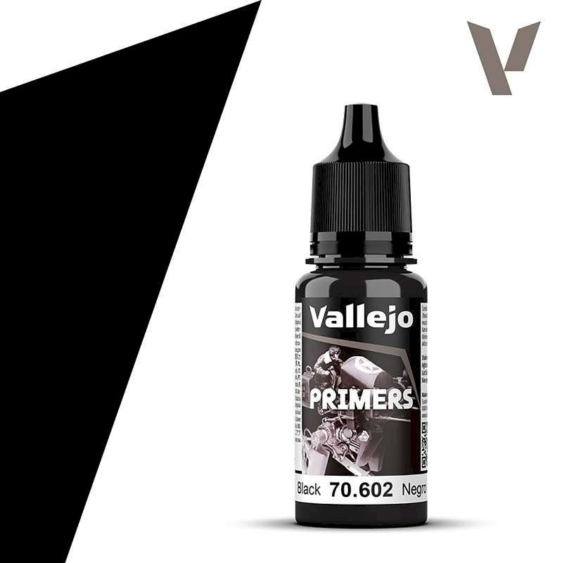 Vallejo Surface Primers: Black - 18ml