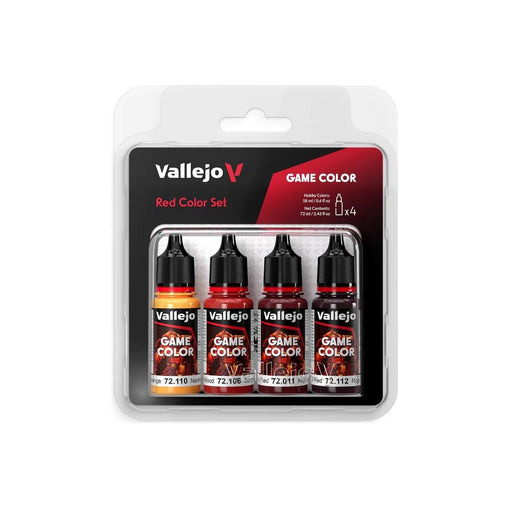 Vallejo Game Color - Red Colour Set