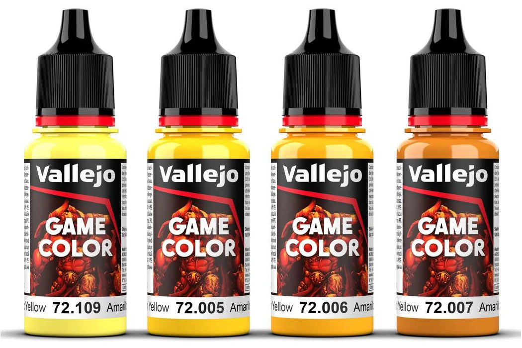 Vallejo Game Color - Yellow Colour Set