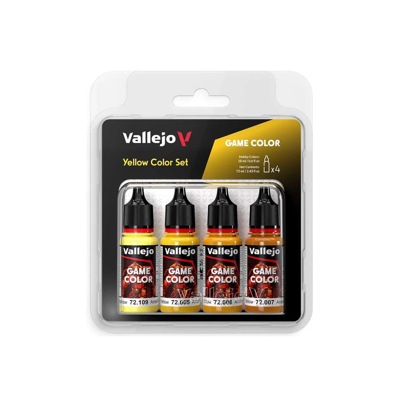Vallejo Game Color - Yellow Colour Set
