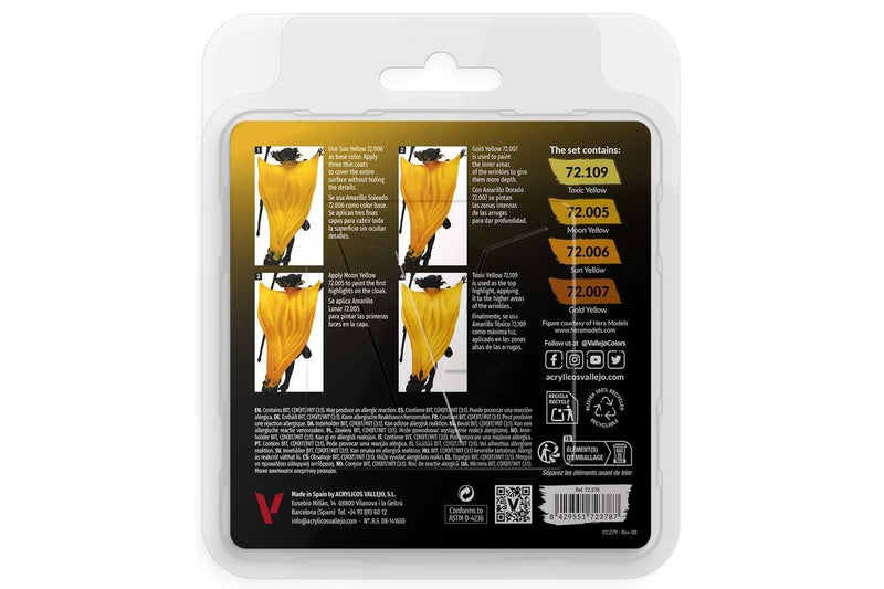 Vallejo Game Color - Yellow Colour Set