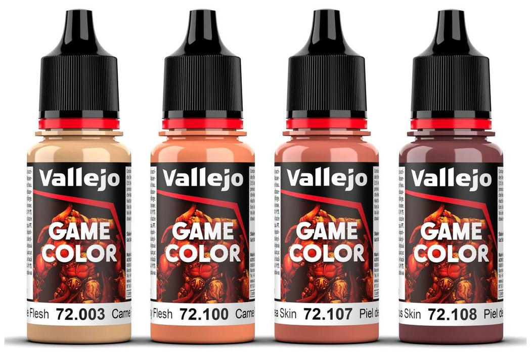 Vallejo Game Color -  Pale Skin Colour Set