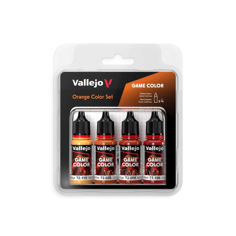 Vallejo Game Color -  Orange Colour Set