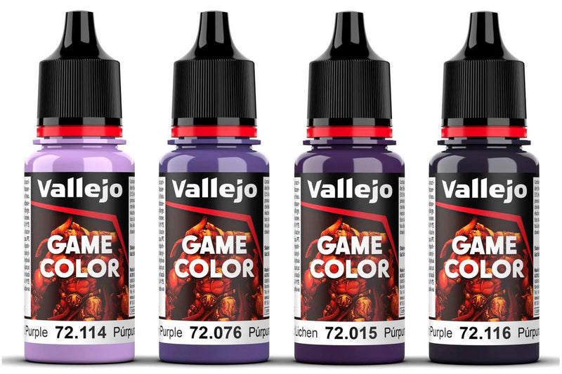 Vallejo Game Color -  Purple Colour Set