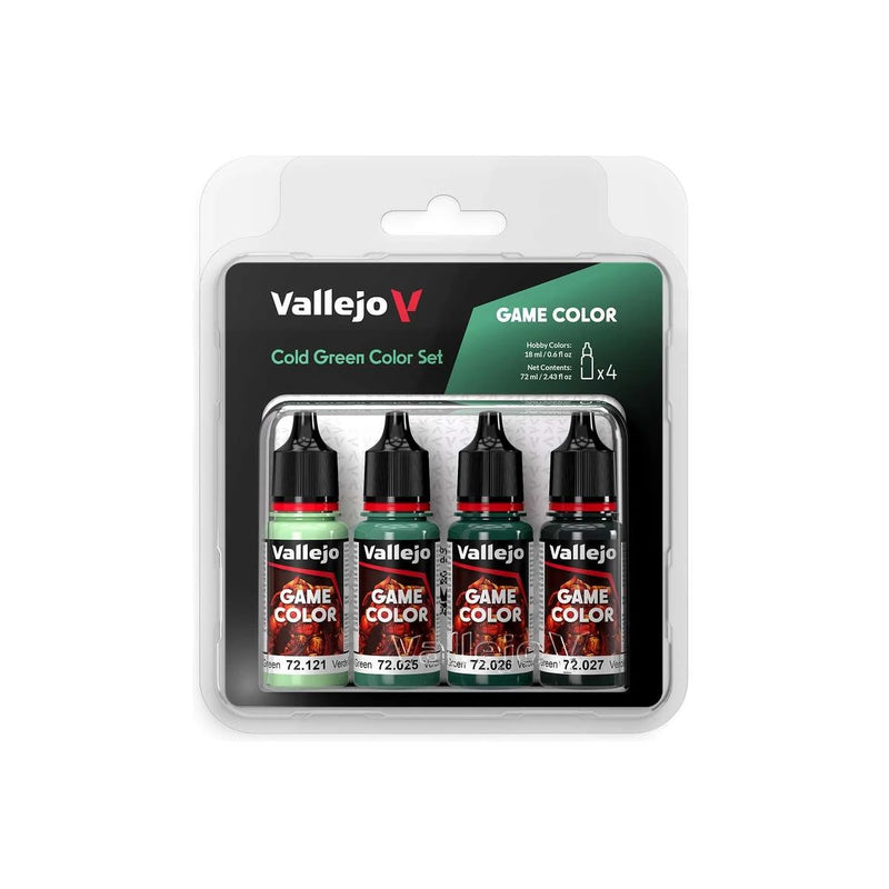 Vallejo Game Color -  Cold Green Colour Set