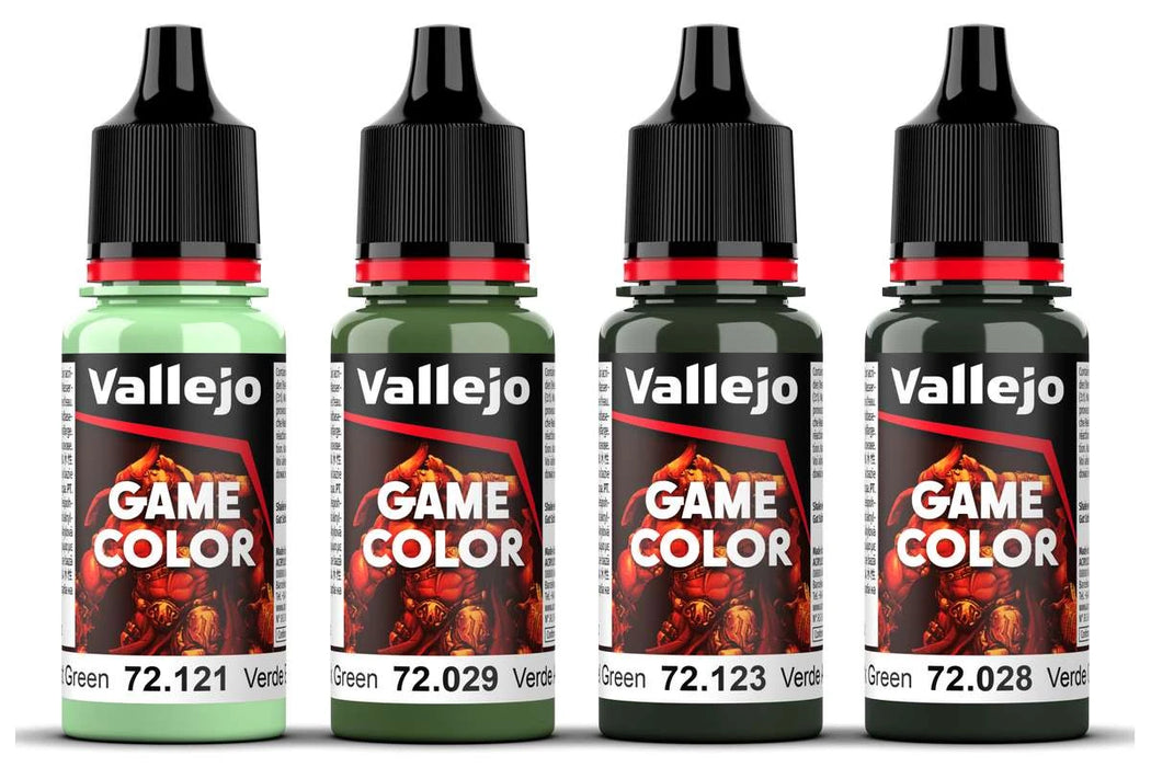 Vallejo Game Color - Green Colour Set