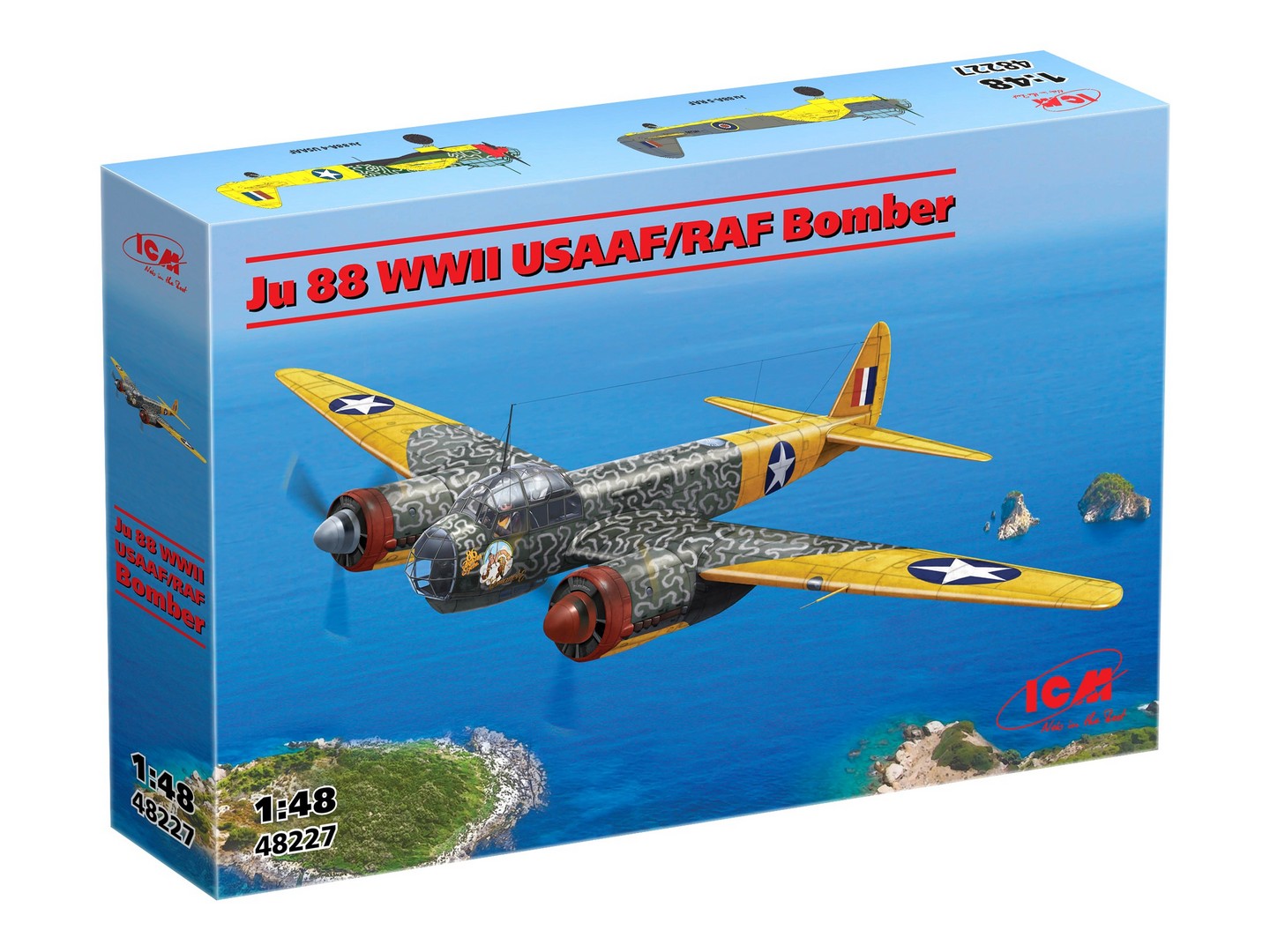 Ju 88 WWII USAAF/RAF Bomber 1:48