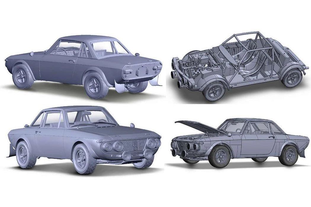 Italeri Lancia Fulvia HF Rally Monte Carlo 1972 (1:24)