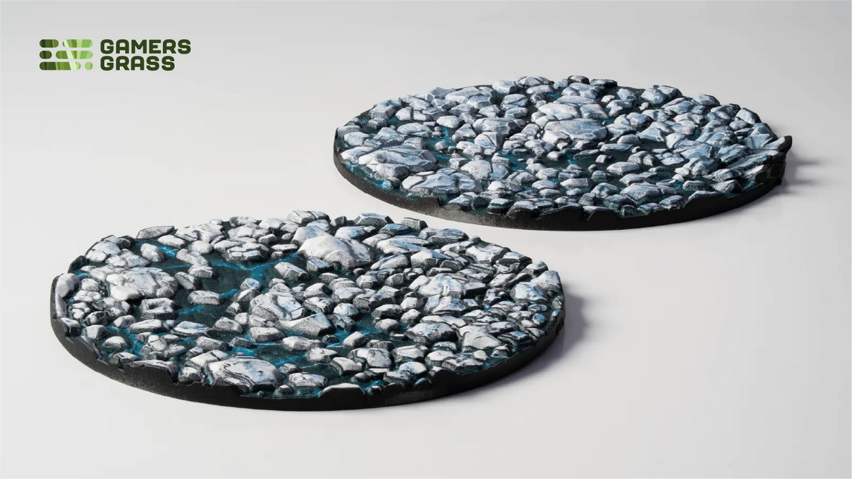 Battle Ready Toppers: Frost Lake - For Round 60mm Bases (x2)