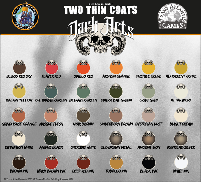 Two Thin Coats: THE DARK ARTS Paint Set