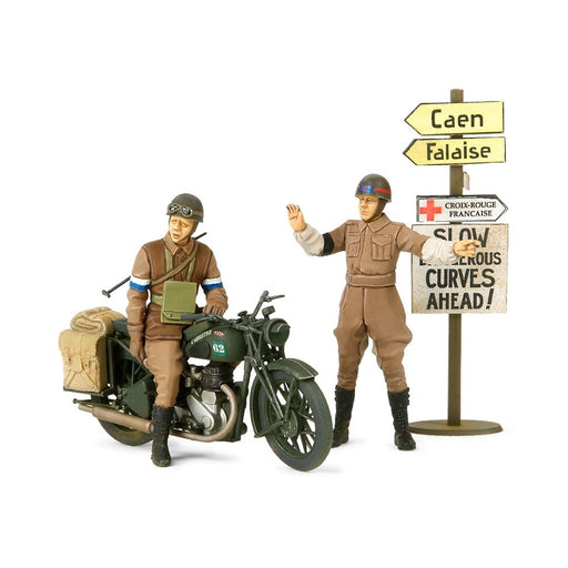 British BSA M20 Motorcycle with Military Police