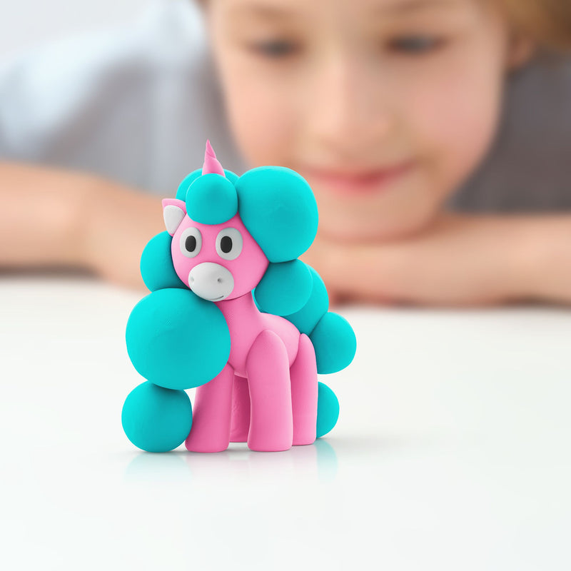 Hey Clay Rainbow Unicorns Set 1