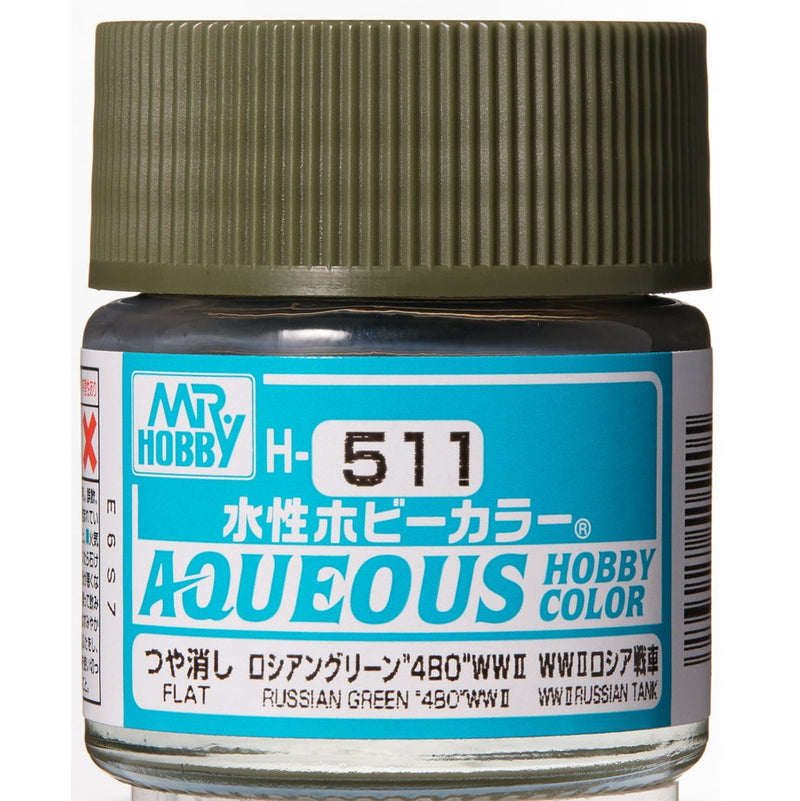 Mr. Hobby Aqueous Hobby Color Russian Green 4BO (Flat)