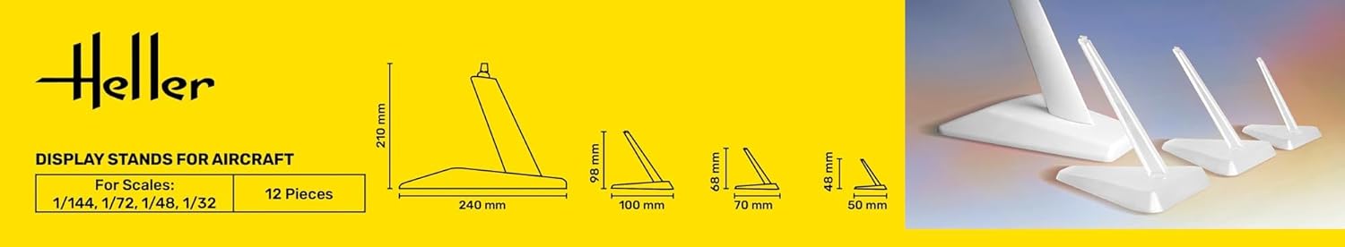Heller Display Stands For Aircrafts