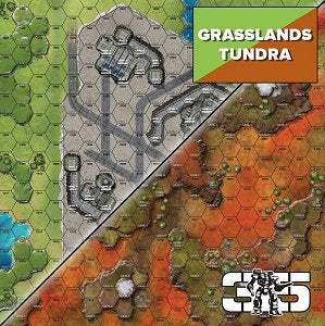 BattleTech: Neoprene Battlemat - Tundra/Grasslands E 36"x22"