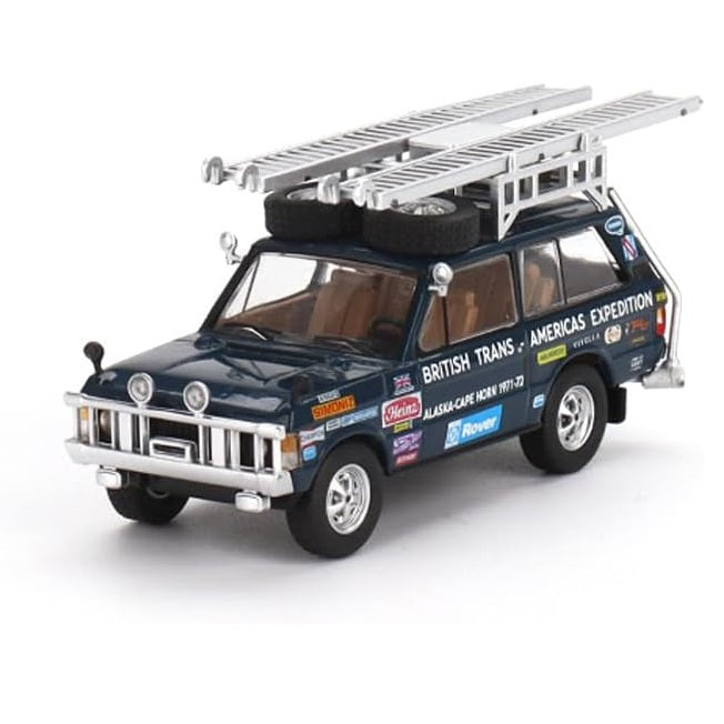 Mini GT Range Rover 1971 British Trans-Americas Expedition (VXC-868K) - Diecast