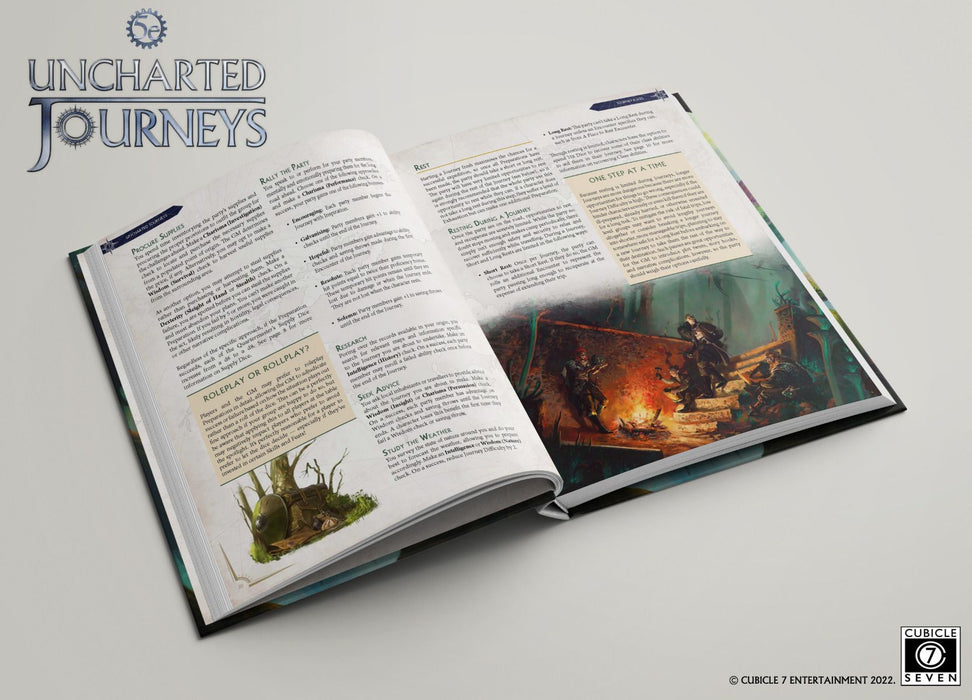 Uncharted Journeys - The Roleplaying Game (Hardback)