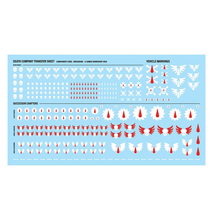 Blood Angels Army Set transfers