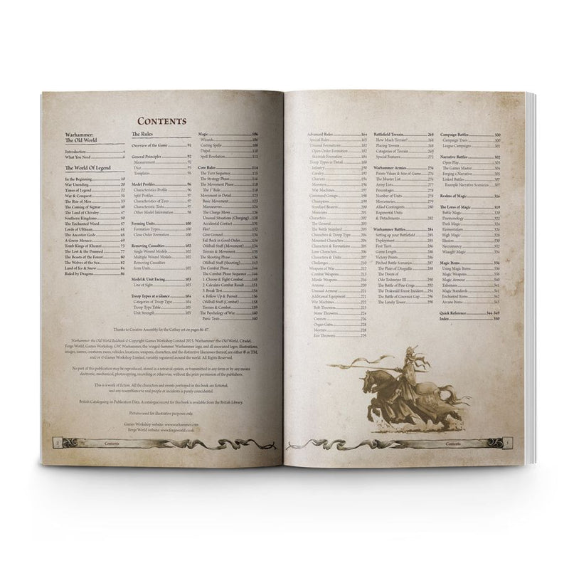 The Old World: Rule Book