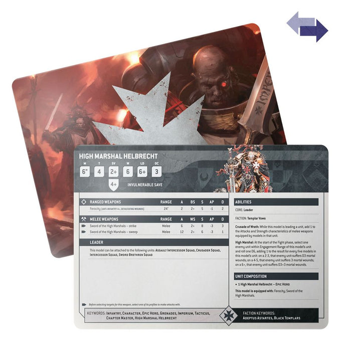 Datasheet Cards: Black Templars