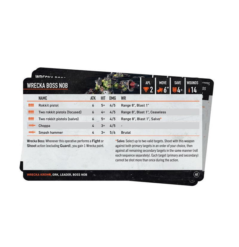 Kill Team Datacards: Wrecka Krew