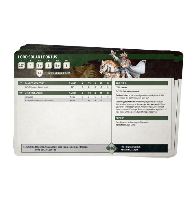 Datasheet Cards: Astra Militarum
