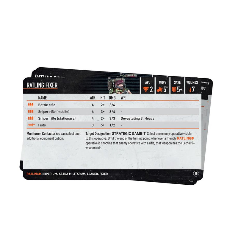 Kill Team Datacards: Ratlings