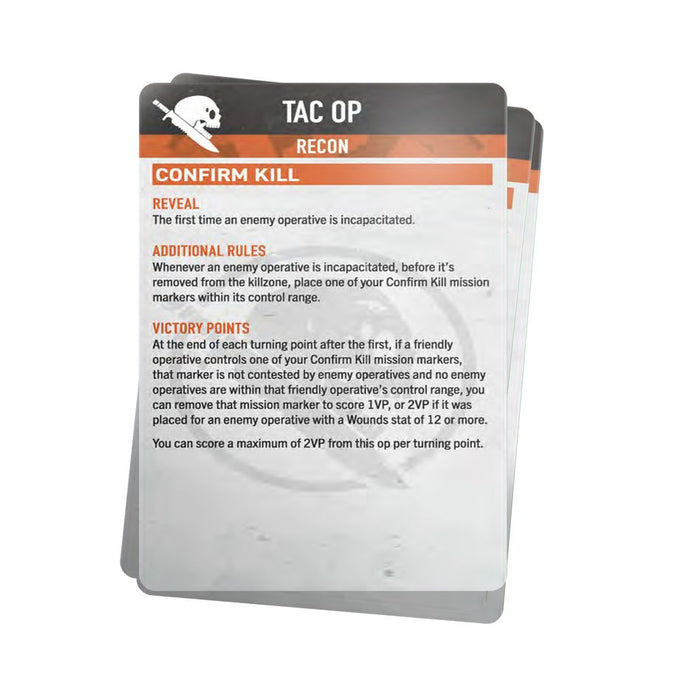 Kill Team: Approved Operations Card Pack