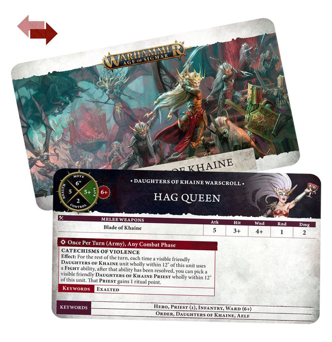 Warscroll Cards: Daughters of Khaine