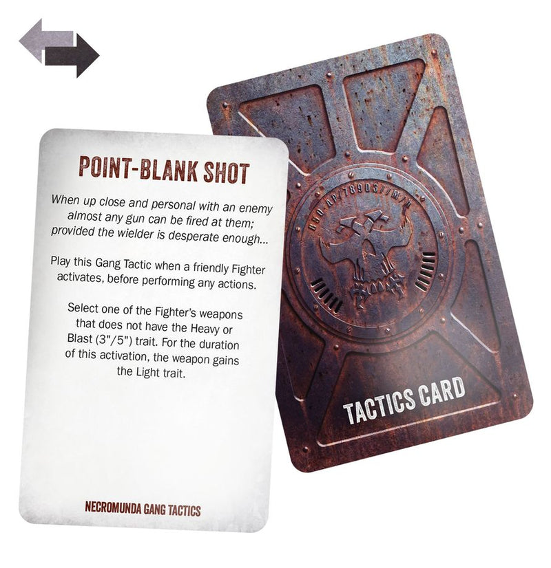 Necromunda Core Gang Tactics Cards
