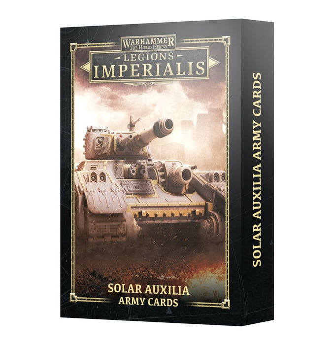 Legions Imperialis Solar Auxilia Army Cards Pack