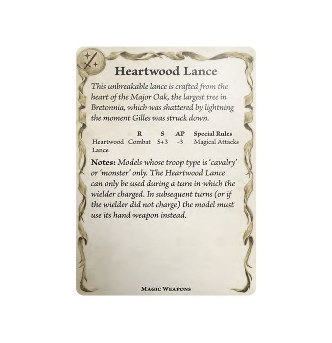 Kingdom of Bretonnia Reference Card Pack