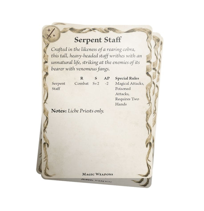 Tomb Kings of Khemri Reference Card Pack