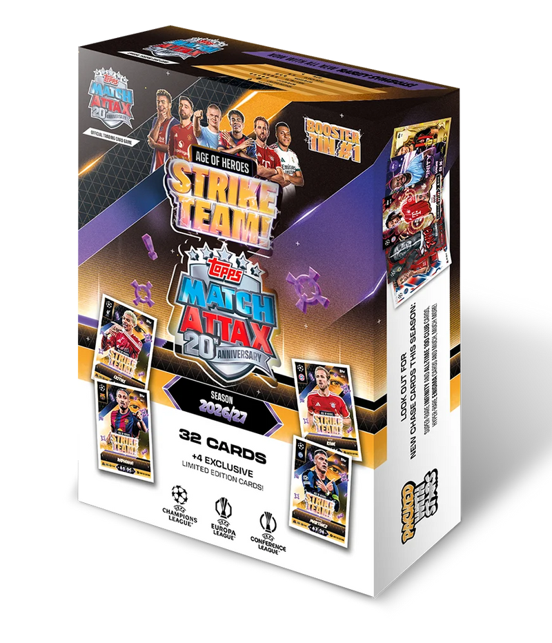 Match Attax UCC 2026/27 Booster Tin - Strike Team