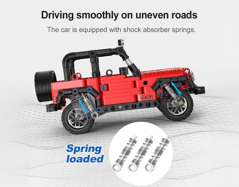CaDA Bricks - Adventure Off-Roader - 317 pcs (1:18)