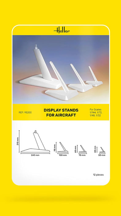 Heller Display Stands For Aircrafts