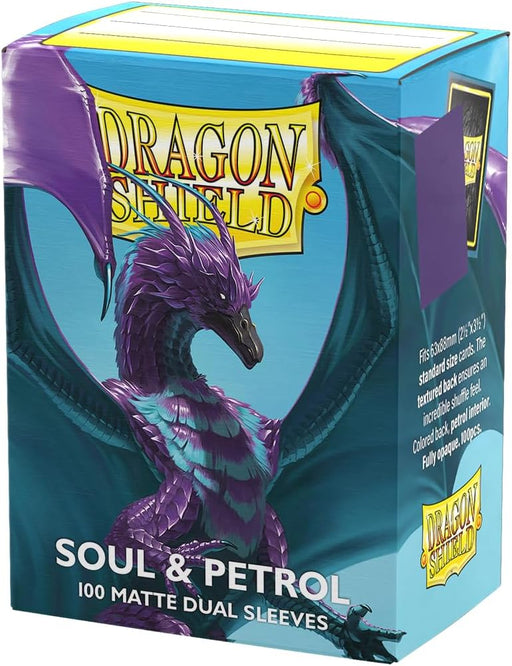 Soul & Petrol | Matte Dual Sleeves | Standard Size | Dragon Shield