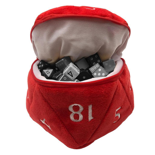 Ultra Pro Plush Dice Bag - Red Contents