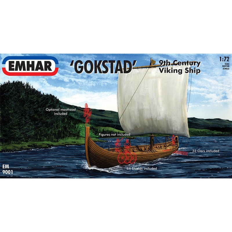 Viking Ship Gokstad (1:72) Box Cover