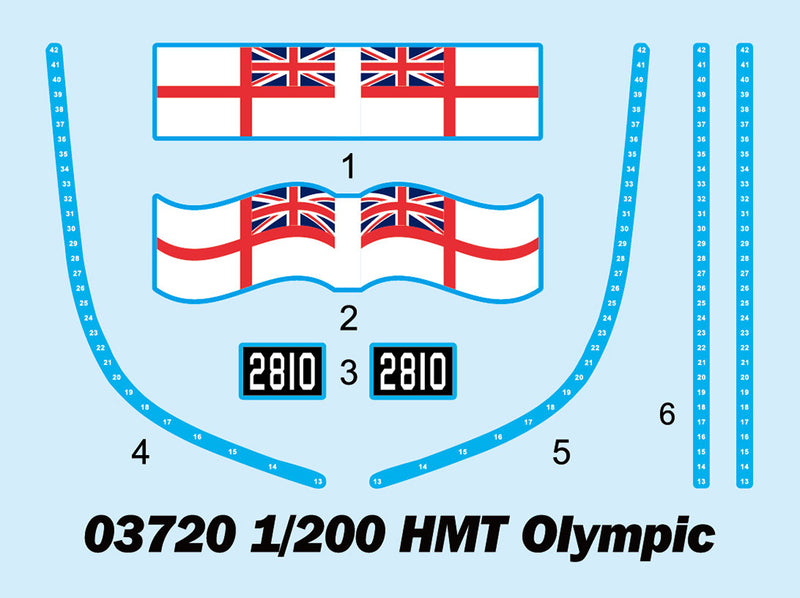 HMT Olympic Troop Ship 1:200