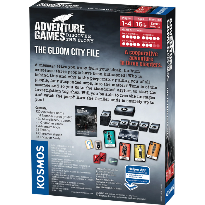 Adventure Games: The Gloom City File