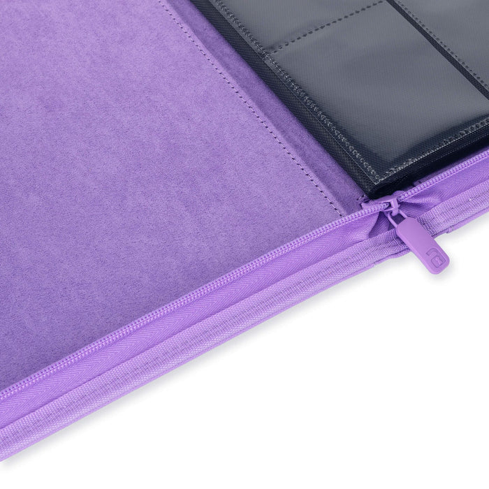 Vault X 9-Pocket Exo-Tec Zip Binder - Just Purple