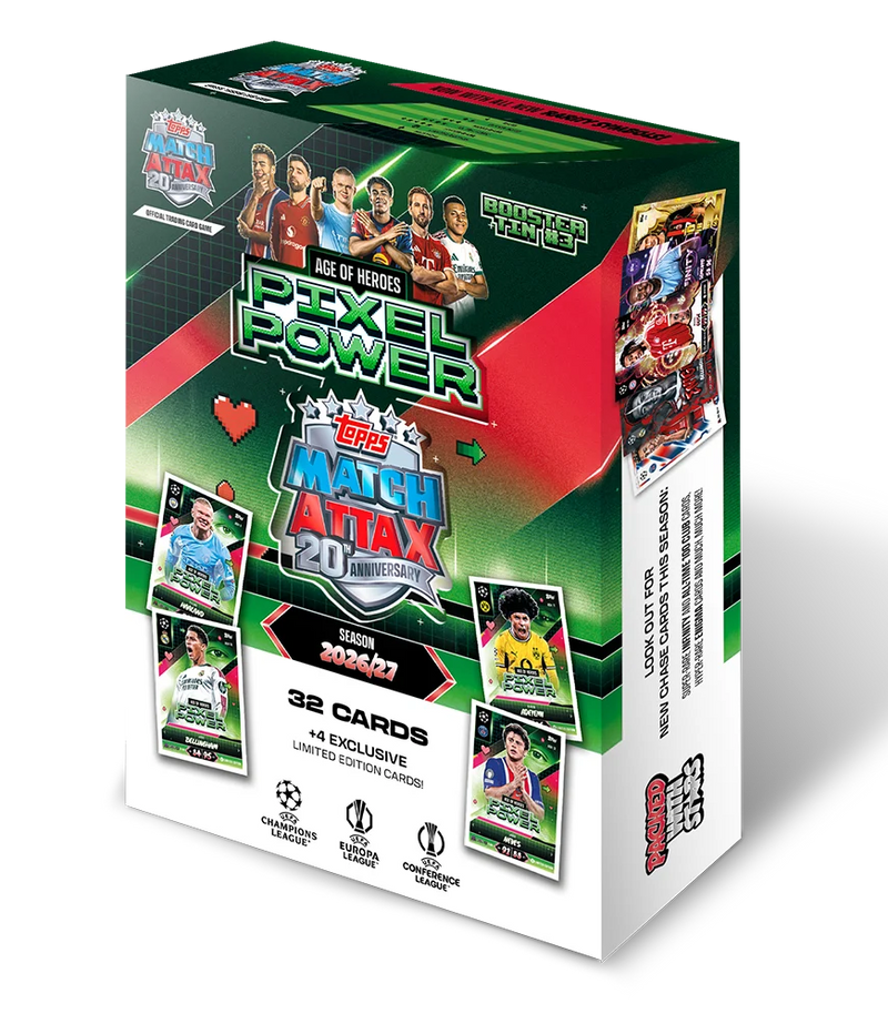 Match Attax UCC 2026/27 Booster Tin - Pixel Power