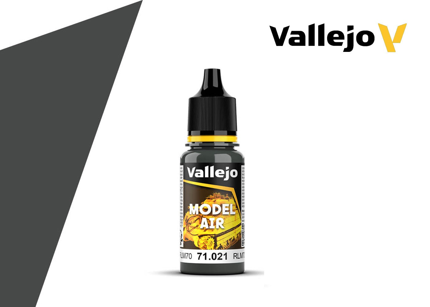 Vallejo Model Air: Black Green RLM70 - 18ml