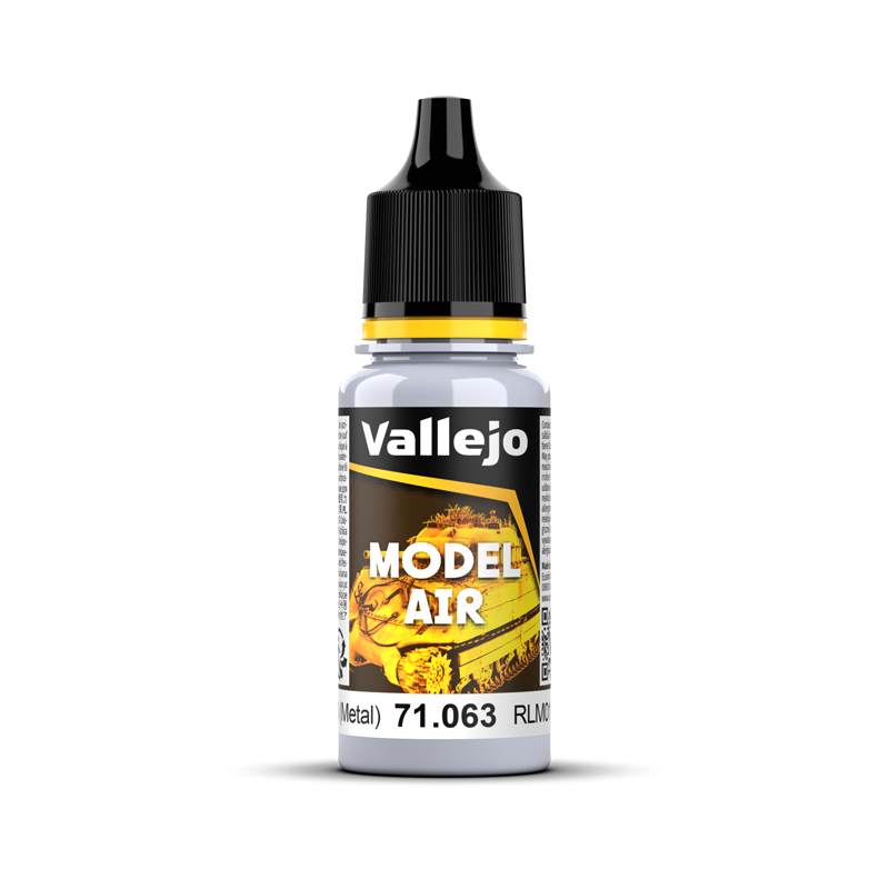 Vallejo Model Air: Silver RLM01 (Metallic) - 18ml