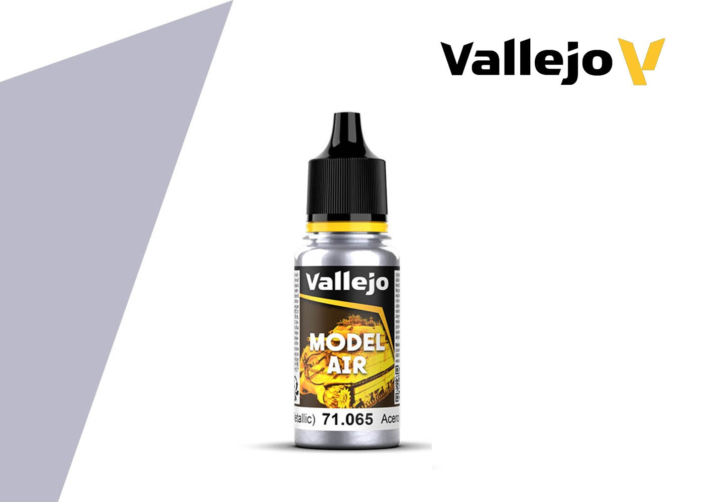 Vallejo Model Air: Steel (Metallic) - 18ml