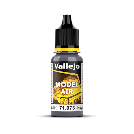 Vallejo Model Air: Black (Metallic) - 18ml